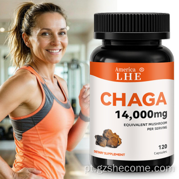 Cápsulas de Cogumelos Shecome Cogumelos Chaga Apoiam a Saúde